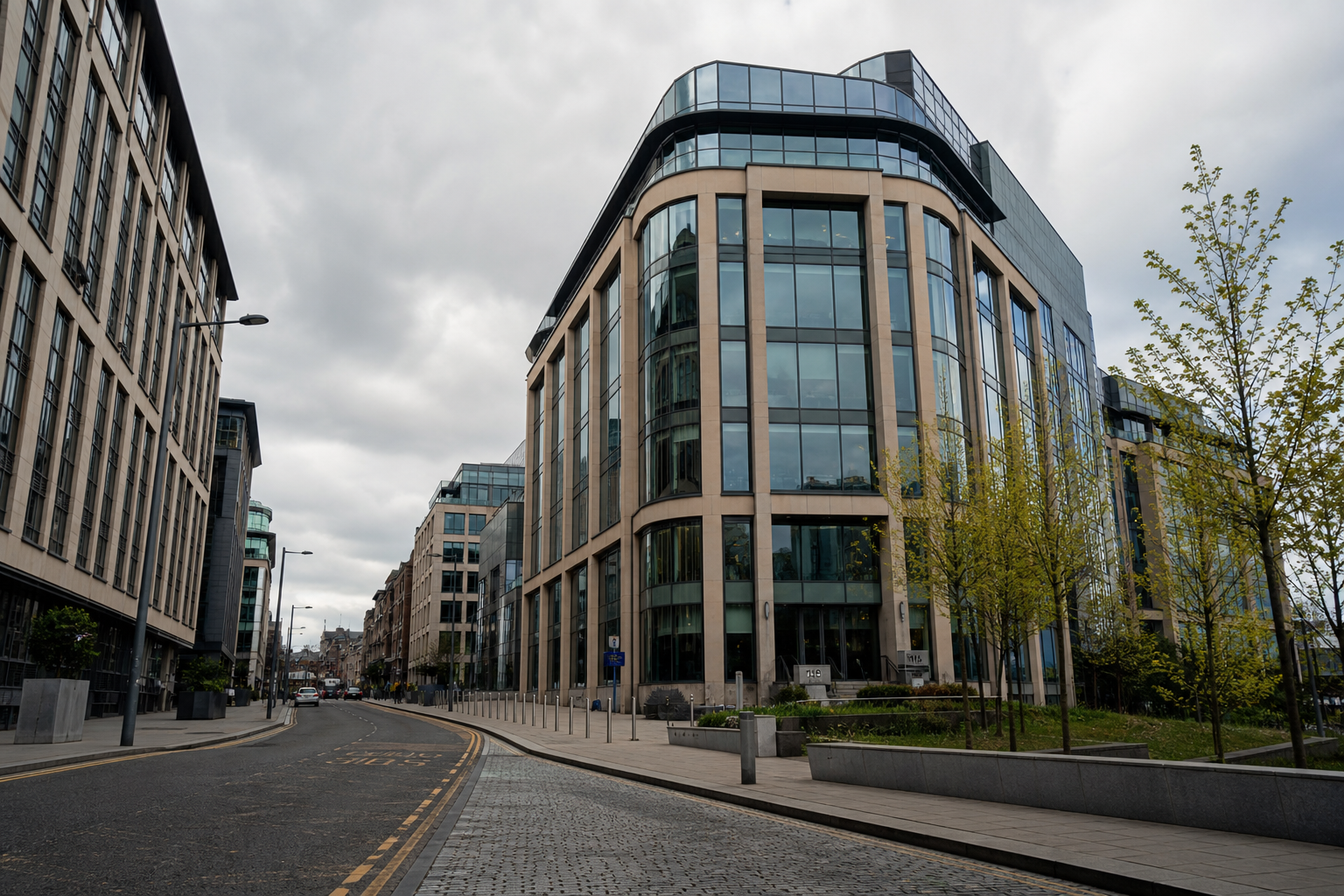 Glasgow business district exterior near MIJIRA LTD office location